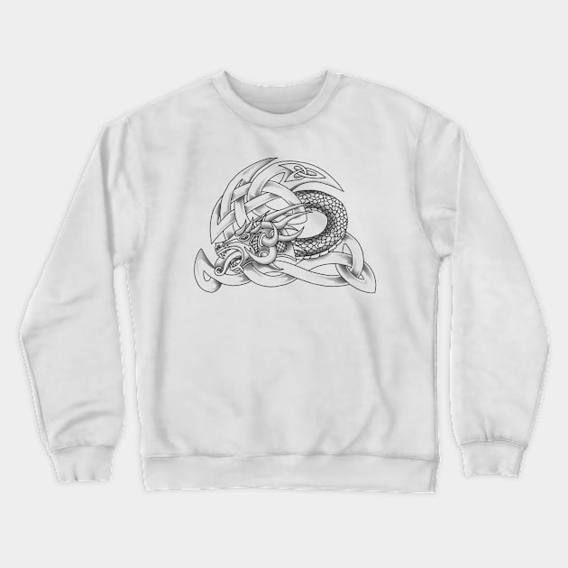 Horned Viking Crewneck Sweatshirt by Bolt•Slinger•22